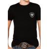 ARIAT Boys’ Charger Vertical Flag Tee(Black)
