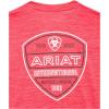 ARIAT Boys’ Charger Vertical Flag Tee(Chili Pepper)