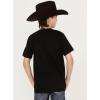 ARIAT Boys Viva Mexico Independent SMU T-Shirt(Black)