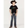 ARIAT Boys Viva Mexico Independent SMU T-Shirt(Black)