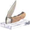 ARIAT Burl Wood Smooth Blade Folding Pocket Knife, Brown, 3″ Blade (Medium)(Brown)