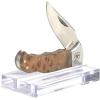 ARIAT Burl Wood Smooth Blade Folding Pocket Knife, Brown, 3″ Blade (Medium)(Brown)
