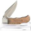 ARIAT Burl Wood Smooth Blade Folding Pocket Knife, Brown, 3″ Blade (Medium)(Brown)