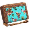 ARIAT Cactus Cruiser Clutch(Turquoise brown)