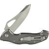 ARIAT Engraved Shield Text Logo Smooth Blade Folding Knife, Grey, 3.5″ Blade (Large)(Grey)