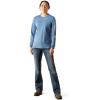 ARIAT FR Stretch Logo T-Shirt(Moonlight Blue)