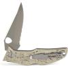 ARIAT German Silver Engraved Hybrid Blade Folding Knife, Silver, 3.5″ Blade (Large)(Silver)