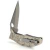 ARIAT German Silver Engraved Hybrid Blade Folding Knife, Silver, 3.5″ Blade (Large)(Silver)