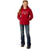 ARIAT Girls’ Ranch Goods Hoodie(Rio Red)