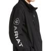 ARIAT Kids’ Logo 2.0 Softshell Jacket(Black/Silver)