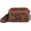 ARIAT Ladies Casanova Collection Belt Bag with Adjustable and Removable Nylon Strap(Brown)