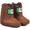 ARIAT Lil’ Stompers Infant Unisex Western Boots(Brown (Mexico Flag))