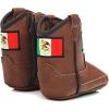 ARIAT Lil’ Stompers Infant Unisex Western Boots(Brown (Mexico Flag))