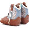 ARIAT Lil’ Stompers Infant Unisex Western Boots(Light Blue/Tan (Shelby))