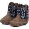 ARIAT Lil’ Stompers Infant Unisex Western Boots(Navy/Medium Brown (Tombstone))