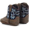 ARIAT Lil’ Stompers Infant Unisex Western Boots(Navy/Medium Brown (Tombstone))