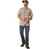 ARIAT Male Rebar M7 Slim DuraStretch Made Tough Straight Pant(Alloy Plaid)