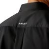 ARIAT Male Team Logo Twill Classic Fit Shirt Sea Scape USA 3X-Large(Black Mexico)