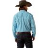 ARIAT Male Team Logo Twill Classic Fit Shirt Sea Scape USA 3X-Large(Blue)