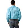 ARIAT Male Team Logo Twill Classic Fit Shirt Sea Scape USA 3X-Large(Cenote Aqua)