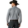 ARIAT Male Team Logo Twill Classic Fit Shirt Sea Scape USA 3X-Large(Light Blue)