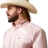 ARIAT Male Team Logo Twill Classic Fit Shirt Sea Scape USA 3X-Large(Pink)