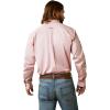ARIAT Male Team Logo Twill Classic Fit Shirt Sea Scape USA 3X-Large(Pink)