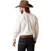 ARIAT Male Team Logo Twill Classic Fit Shirt Sea Scape USA 3X-Large(White)