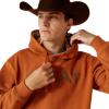 ARIAT Men’s Adobe Stitch Shield Logo Hoodie(Adobe)