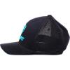 ARIAT Men’s Black Blue Half Mesh Hat(Black)
