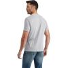 ARIAT Men’s Buckaroo T-Shirt, Buckhorn(Athletic Heather/Flagscape)