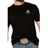 ARIAT Men’s Buckaroo T-Shirt, Buckhorn(Black/Bronco Flag)