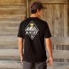 ARIAT Men’s Buckaroo T-Shirt, Buckhorn(Black/Dmnd Mountain)