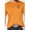 ARIAT Men’s Buckaroo T-Shirt, Buckhorn(Buckhorn Heather/Bison Skull)