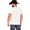 ARIAT Men’s Buckaroo T-Shirt, Buckhorn(White)