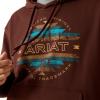 ARIAT Men’s Carlsbad Canyon Hoodie, Brown(Brown)