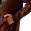 ARIAT Men’s Carlsbad Canyon Hoodie, Brown(Brown)