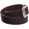 ARIAT Men’s Distressed Tapered Leather Western Belt with Stitched Edges(Brown)