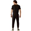 ARIAT Mens Drew Cargo Stretch Jogger Scrub Pant(Black)