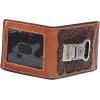 ARIAT Men’s Floral Embossed Bifold Money Clip Wallet