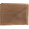 ARIAT Men’s Genuine Leather Bifold Wallet, USA Flag Patch, Medium Brown, 3-1/2″ x 4-1/4″(Tan)