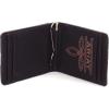 ARIAT Men’s Genuine Leather Floral Embossed Bifold Money Clip Wallet