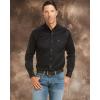 ARIAT Men’s Khaki Solid Fitted Shirt(Black)