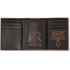 ARIAT Men’s Large Logo Bull Hide Leather Trifold Wallet