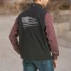 ARIAT Mens Logo 2.0 Patriot Softshell Vest(Black)