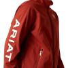 ARIAT Men’s New Team Softshell Mexico Water Resistant Jacket(Fired Brick)