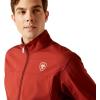 ARIAT Men’s New Team Softshell Mexico Water Resistant Jacket(Fired Brick)