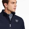 ARIAT Men’s New Team Softshell Mexico Water Resistant Jacket(Navy)
