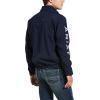 ARIAT Men’s New Team Softshell Mexico Water Resistant Jacket(Navy)