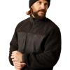 ARIAT Men’s Odessa Sherpa Jacket(Black)